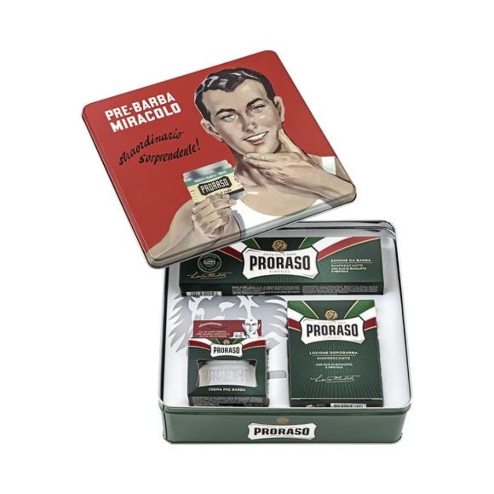 Shaving Kit for Men | Refreshing and Toning Pre-Shave Cream, Shaving Cream Tube